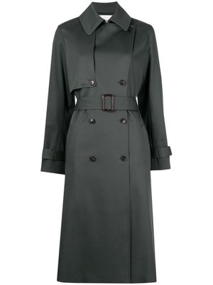 Bonpoint belted double-breasted trench coat - Green