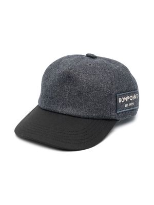 Bonpoint Boston logo-patch cap - Grey