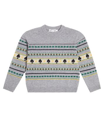 Bonpoint Branco jacquard wool sweater