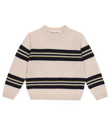 Bonpoint Branco striped wool sweater