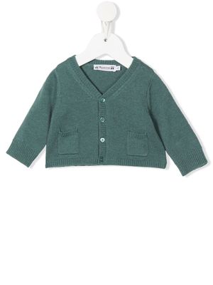 Bonpoint button-down knitted cardigan - Green