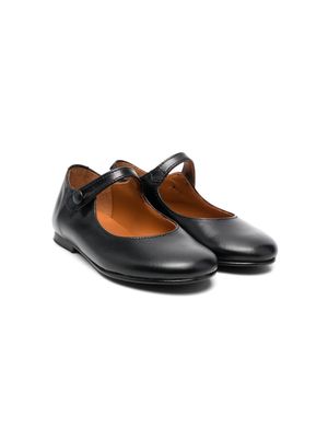 BONPOINT button-fastening ballerina shoes - Black