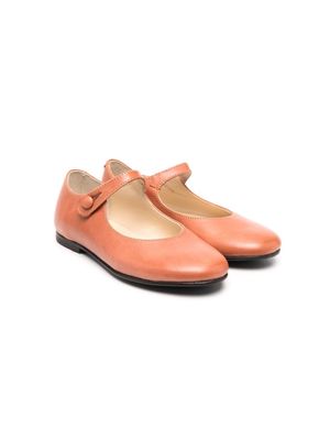 Bonpoint button-fastening ballerina shoes - Pink