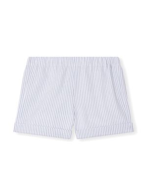 Bonpoint Candy stripe-print cotton shorts - Blue
