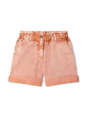 Bonpoint Cathy elasticated-waist shorts - Orange