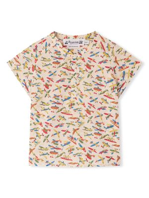 Bonpoint Cesari cotton shirt - Neutrals