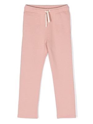 Bonpoint cherry-embroidered trousers - Pink