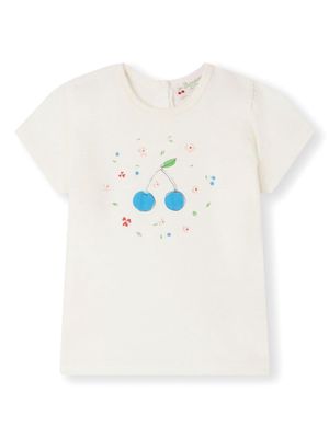 Bonpoint Cira logo-print T-shirt - White
