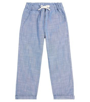 Bonpoint Connell cotton chambray straight pants
