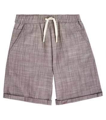 Bonpoint Conway cotton chambray shorts