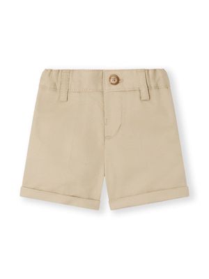 Bonpoint Corentin straight-leg cotton shorts - Neutrals