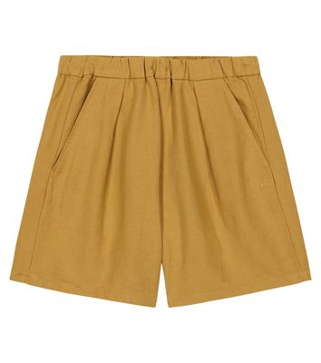 Bonpoint Courtney cotton and linen shorts
