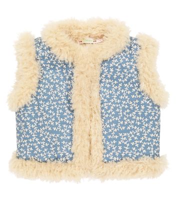 Bonpoint Cutie faux fur-lined vest
