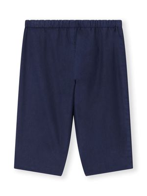 Bonpoint Dandy straight-leg cotton trousers - Blue