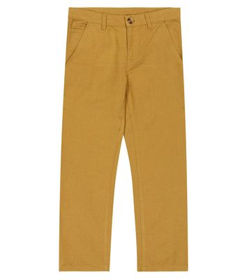 Bonpoint Darcy cotton and linen pants