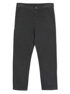 Bonpoint Darcy cotton-linen trousers - Grey