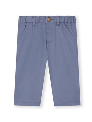 Bonpoint Decibel straight-leg cotton trousers - Blue