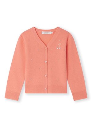 Bonpoint Divine cashmere cardigan - Orange