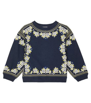 Bonpoint Dolores embroidered cotton sweatshirt