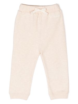 Bonpoint drawstring cotton-blend trousers - Neutrals