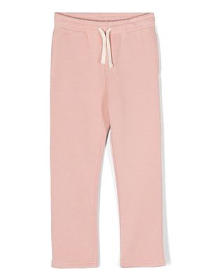 Bonpoint drawstring straight-leg track pants - Pink