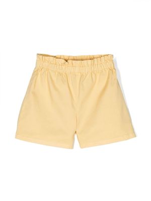 Bonpoint elasticated-waist mid-length shorts - Yellow