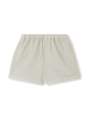 Bonpoint elasticated-waistband cotton shorts - Grey