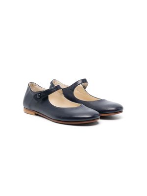 Bonpoint Ella Mary Janes leather shoes - Blue