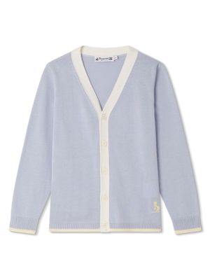 Bonpoint Fabiano cotton cardigan - Blue