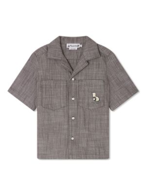 Bonpoint Fabri logo-embroidered shirt - Grey