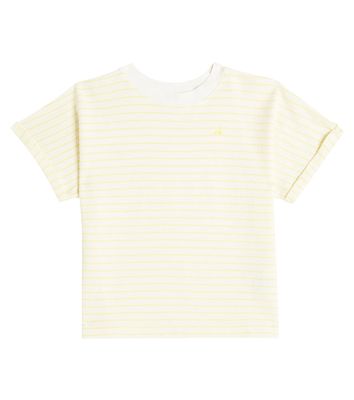 Bonpoint Farah striped cotton-blend jersey T-shirt