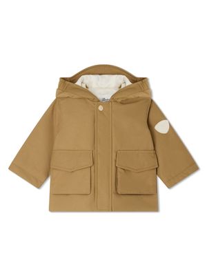 Bonpoint Faustino hooded parka - Brown