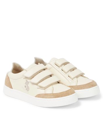 Bonpoint Fedy leather sneakers