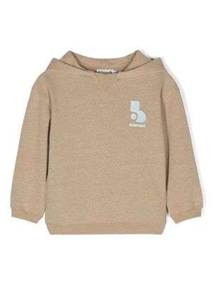 Bonpoint Felix logo-embroidered hoodie - Neutrals
