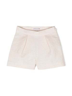 Bonpoint Flash high-waisted shorts - White