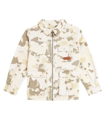 Bonpoint Flavien camouflage cotton jacket