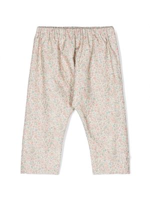 Bonpoint floral-print cotton leggings - Neutrals