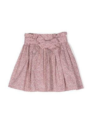 Bonpoint floral-print cotton skirt - Neutrals