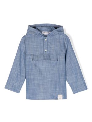 Bonpoint Franck cotton hoodie - Blue