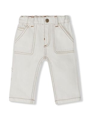 Bonpoint Gaspar cotton trousers - White