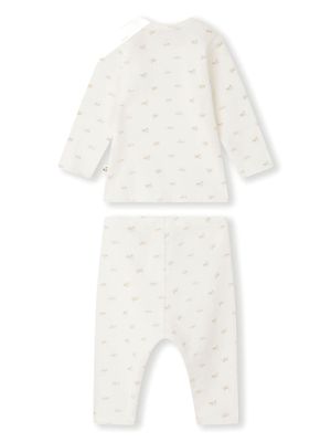 Bonpoint graphic-print cotton pajamas - 641B LAGON