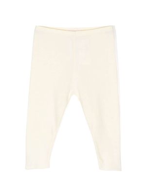 Bonpoint jersey cotton leggings - Yellow