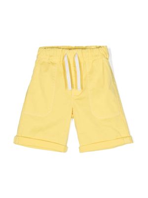 Bonpoint logo-patch bermuda shorts - Yellow
