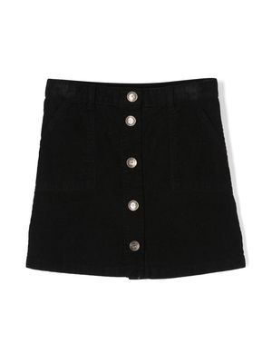 Bonpoint logo-patch straight skirt - Black