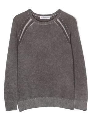 Bonpoint long-sleeve cashmere sweatshirt - Grey