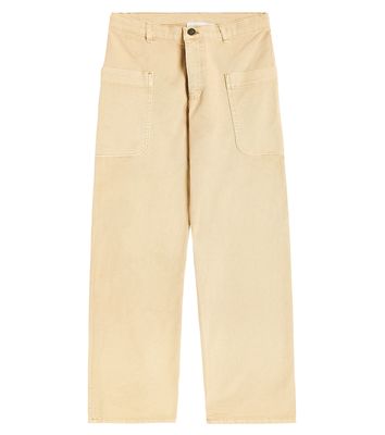 Bonpoint Looping cotton wide-leg pants