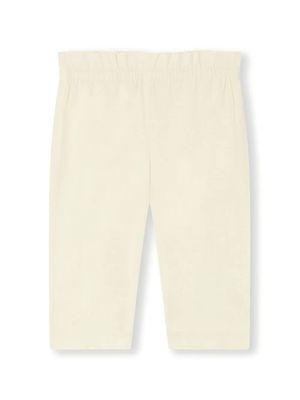 Bonpoint Luciole cotton leggings - Yellow