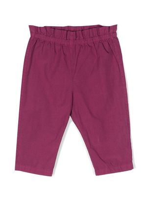 Bonpoint Luciole cotton trousers - Purple