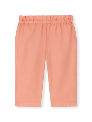 Bonpoint Luciole elasticated-waist leggings - Orange