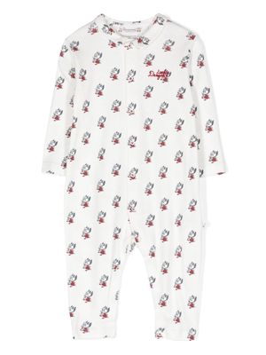 Bonpoint Lucky Dragon cotton pajamas - White